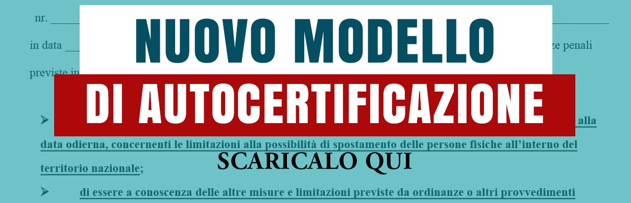 autocertificazione