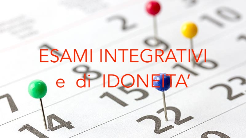 esami integrativi IDONEITA